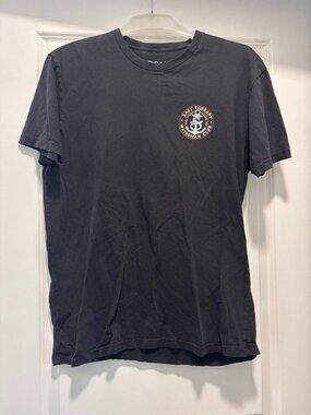 Mens Black Salt Therapy Watermans Club T Shirt